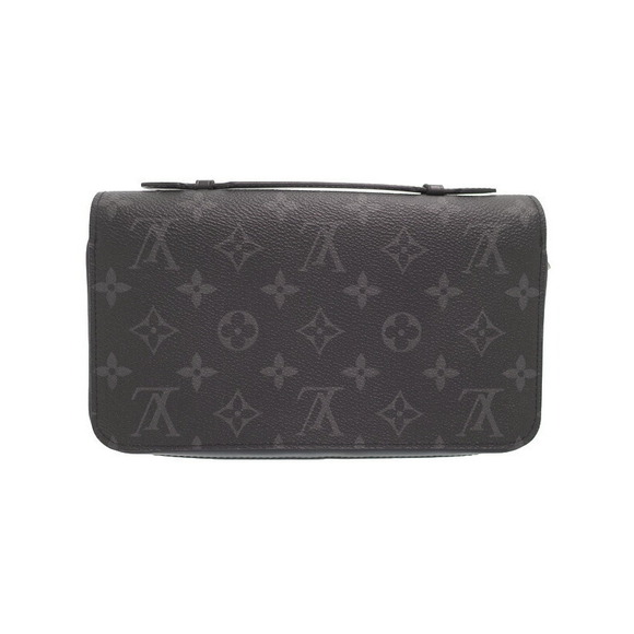 Louis Vuitton Monogram Eclipse Black Zippy Zip Around Long Wallet - Picture 2 of 5